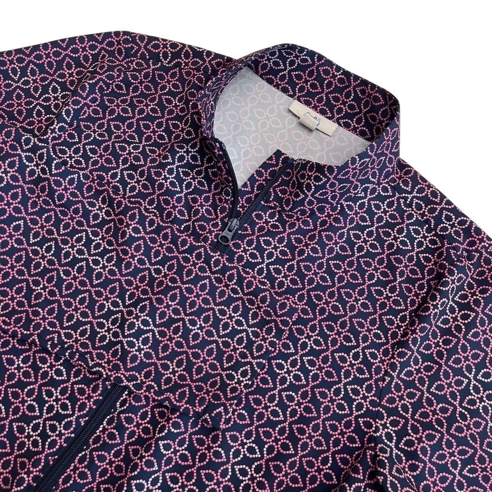 Croft & Barrow Long Sleeve Womens Blue Pink Lightweight‎ Jacket, Croft & W16